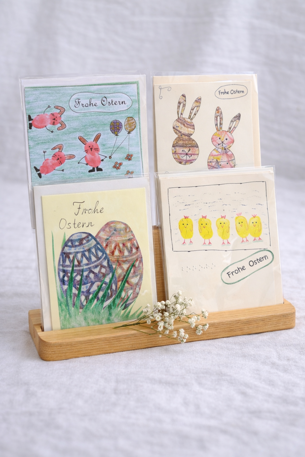 Karten mit Ostergrüßen